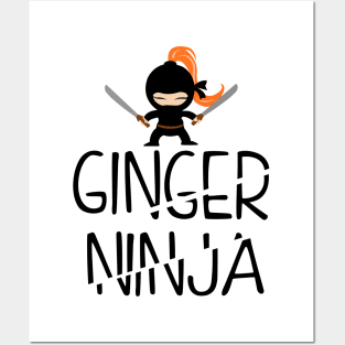 Ginger Ninja Posters and Art